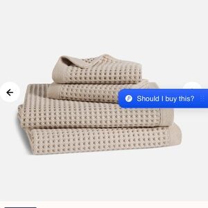 Brooklinen Dreamweave Waffle Bath towel Bundle